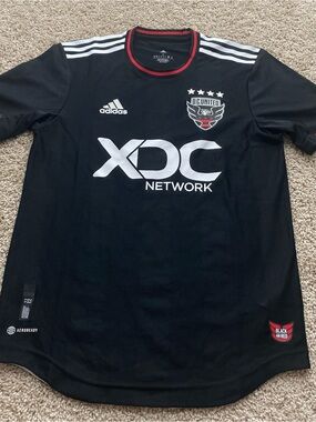 DC United Home 22/23 Jersey Small Black Red MLS Soccer Blokecore